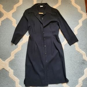 🗽 Vintage button-down collared shirt dress